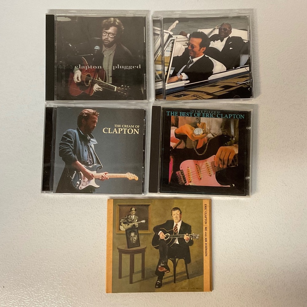 5 Eric Clapton CD’s